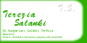 terezia salanki business card