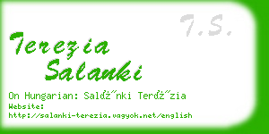 terezia salanki business card